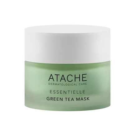 Відновлювальна заспокійлива маска для обличчя з зеленим чаєм Atache Essentielle Reaffirming Mask Green Tea, 50 мл