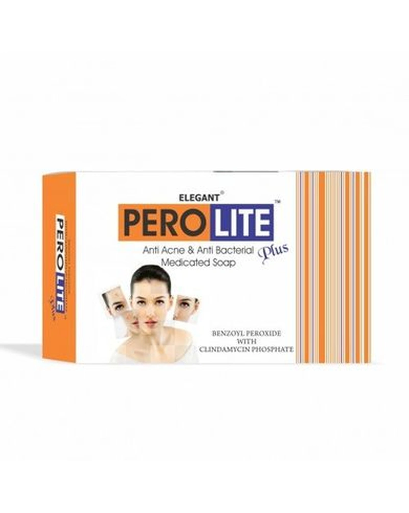 PEROLITE PLUS ANTI ACNE & ANTI BACTERIAL MEDICATED SOAP - Мило від акне ПЕРОЛАЙТ ПЛЮС