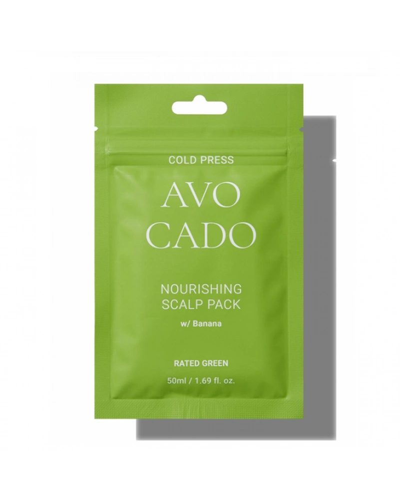 RATED GREEN COLD PRESS AVOCADO NOURISHING SCALP PACK - МАСКА ДЛЯ ВОЛОССЯ З АВОКАДО, 50МЛ