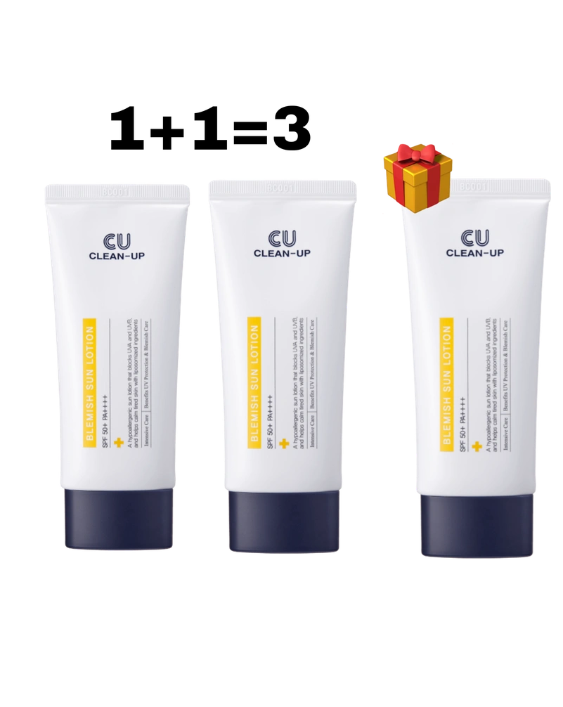 CU SKIN CLEAN UP BLEMISH SUN LOTION SPF 50+ PA++++ ЛЕГКИЙ СОЛНЦЕЗАЩИТНЫЙ ЛОСЬОН SPF 50+ PA++++, 60 МЛ.