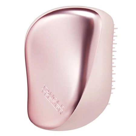 TANGLE TEEZER COMPACT STYLER PINK MATTE CHROME - ЩЕТКА ДЛЯ ВОЛОС РОЖЕВАЯ МАТИРУЮЩАЯ