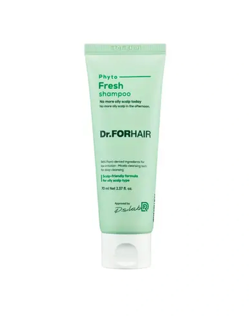 Dr.ForHair Phyto Fresh Shampoo - Міцелярний шампунь для жирної шкіри голови, 70 мл