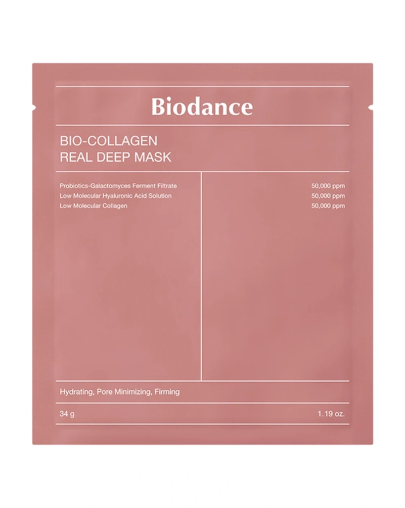 BIODANCE BIO-COLLAGEN REAL DEEP MASK - КОЛАГЕНОВА ГІДРОГЕЛЕВА МАСКА ДЛЯ ГЛИБОКОГО ЗВОЛОЖЕННЯ, 34Г