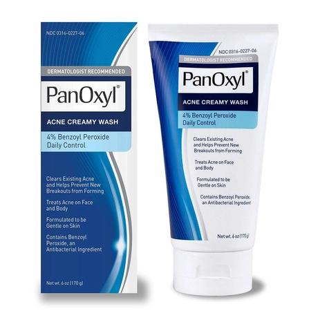 PANOXYL CREAMY ACNE WASH 4% BENZOYL PEROXIDE -  Гель для вмивання з бензоїл пероксидом 4%