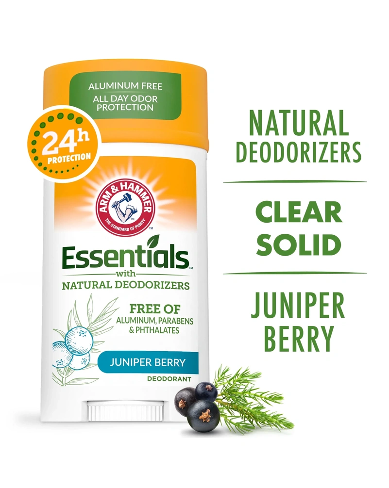 ARM & HAMMER ESSENTIALS NATURAL DEODORANT - ДЕЗОДОРАНТ ДЛЯ ЖІНОК І ЧОЛОВІКІВ ( ЛОХИНА ), 70Г