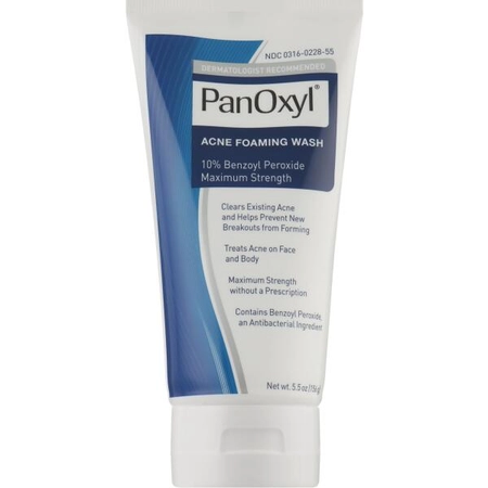 PANOXYL CREAMY ACNE WASH 10% BENZOYL PEROXIDE-  Гель для вмивання з бензоїл пероксидом 10%