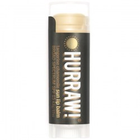 HURRAW! TANGERINE CHAMOMILE LIP BALM - БАЛЬЗАМ ДЛЯ ГУБ "МАНДАРИН-РОМАШКА", 4,8Г