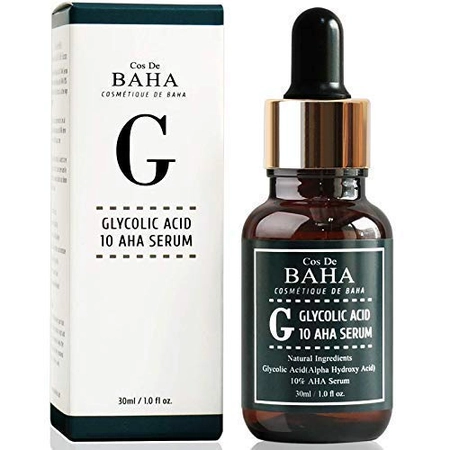 Сироватка-пілінг із гліколевою кислотою COS DE BAHA Glycolic Acid 10 AHA Serum 30 мл