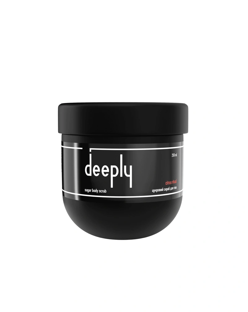 Сахарный скраб для тела deeply citrus ritual sugar body scrub, 250 мл