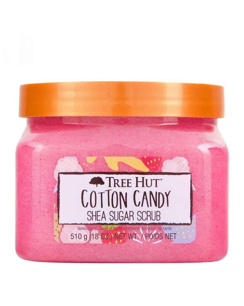 TREE HUT Cotton Candy Sugar Scrub - Скраб для тіла з ароматом цукрової вати, 510 г.