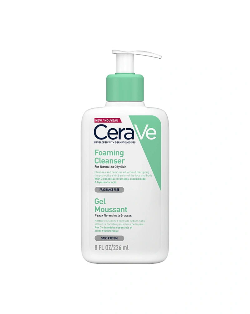 CERAVE FOAMING CLEANSER - ГЕЛЬ ДЛЯ ОЧИЩЕННЯ ШКІРИ, 236МЛ