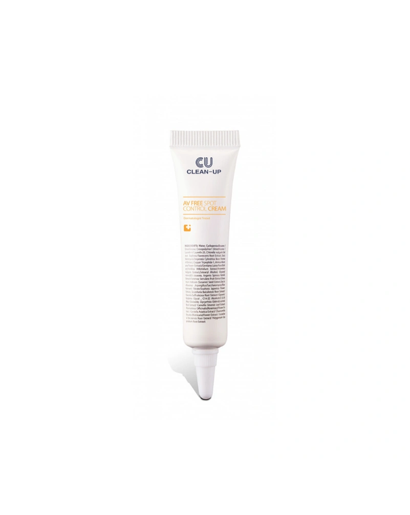 CU SKIN - Clean-Up AV Free Spot Control Cream - Локальний крем від висипань та запален,10 мл.