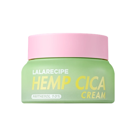 Успокаивающий гель-крем с комплексом СИСА и коноплей LALARECIPE Hemp Cica Cream, 50 мл