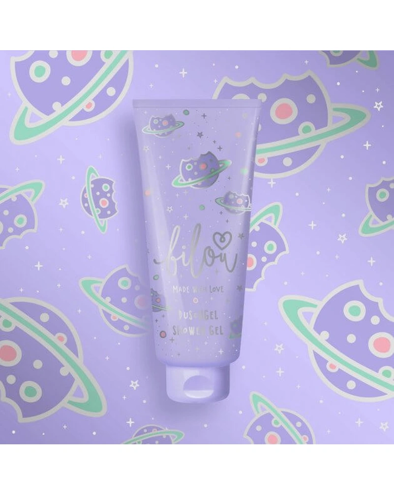 BILOU Shower Gel "Sweet Galaxy" - Гель для душу "Малиновий маршмелоу",200 мл.