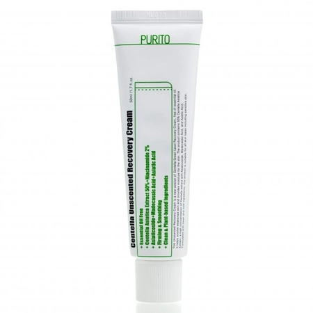 PURITO CENTELLA UNSCENTED RECOVERY CREAM - КРЕМ З ЦЕНТЕЛЛОЮ, 50МЛ