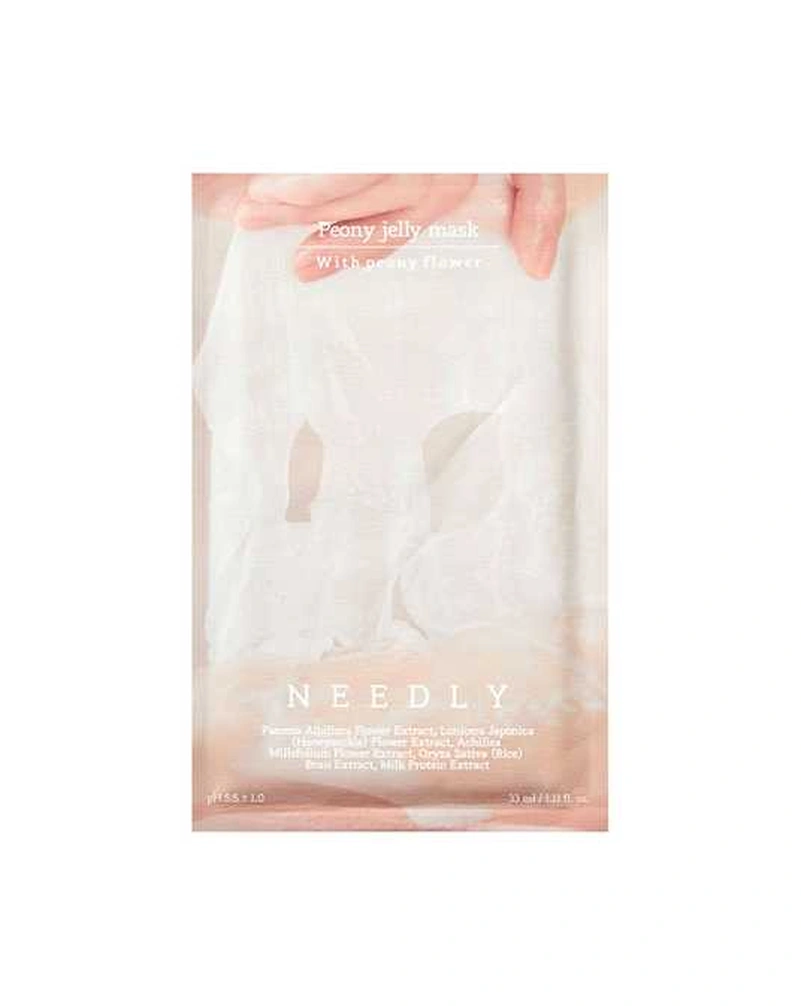 NEEDLY PEONY JELLY MASK - ОСВІТЛЮЮЧА ТКАНИННА МАСКА ДЛЯ ОБЛИЧЧЯ