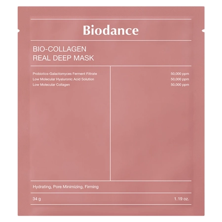 BIODANCE BIO-COLLAGEN REAL DEEP MASK - КОЛАГЕНОВА ГІДРОГЕЛЕВА МАСКА ДЛЯ ГЛИБОКОГО ЗВОЛОЖЕННЯ, 34Г