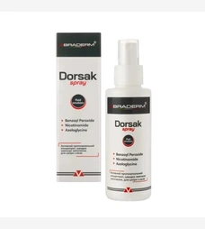 Активный противовоспалительный спрей с бензоил пероксидом 6% Braderm Dorsak Spray, 100 мл