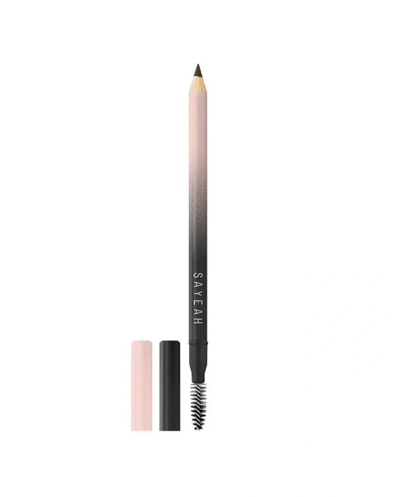 Карандаш для бровей sayeah brow pencil dark brown