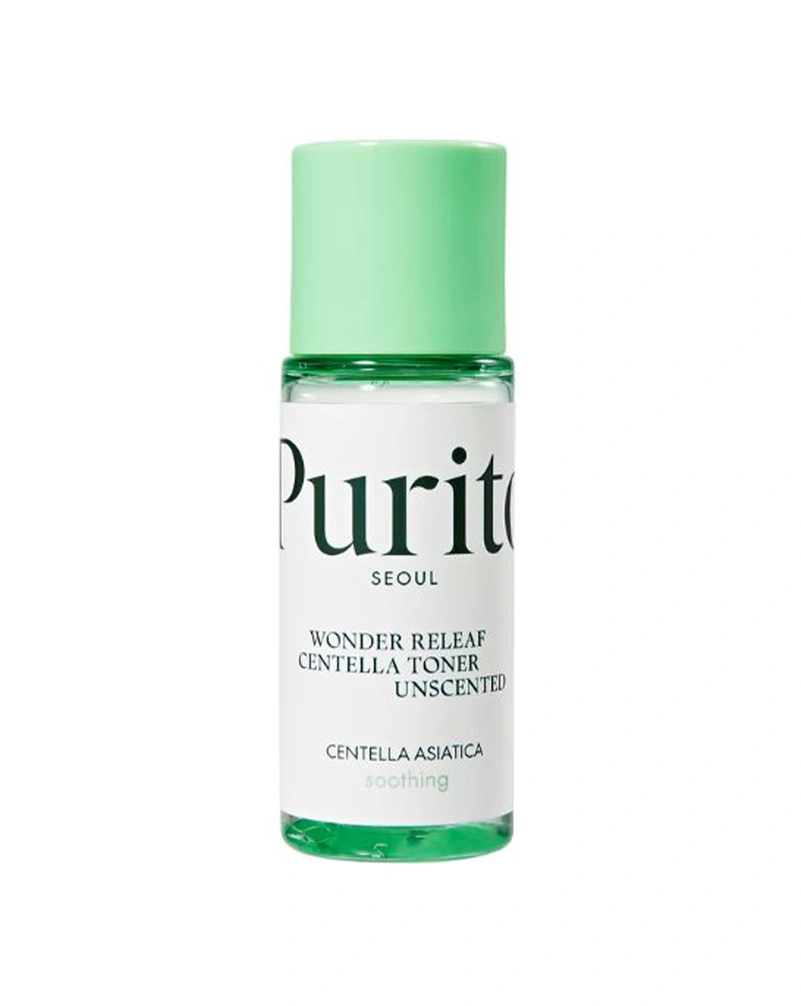 PURITO SEOUL WONDER RELEAF CENTELLA TONER UNSCENTED- ЗАСПОКІЙЛИВИЙ ТОНЕР З ЦЕНТЕЛЛОЮ БЕЗ ЕФІРНИЙ ОЛІЙ, 30 МЛ