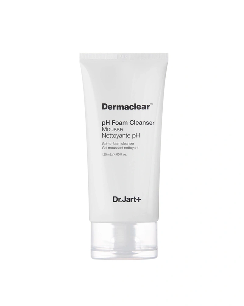 DR.JART+ DERMACLEAR PH FOAM CLEANSER MOUSSE-ГЕЛЬ-ПІНКА ДЛЯ ВМИВАННЯ З НЕЙТРАЛЬНИМ РІВНЕМ РН, 120 МЛ