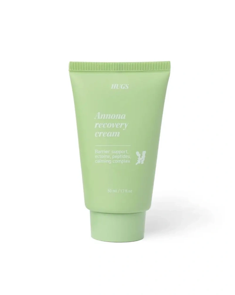 Відновлюючий крем для зміцнення захисного бар’єру hugs annona recovery cream, 50 мл