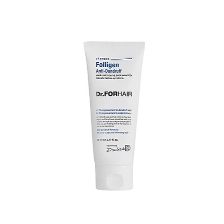 DR.FORHAIR FOLLIGEN ANTI-DANDRUFF SHAMPOO - ШАМПУНЬ ПРОТИВ ПЕРХОТИ ДЛЯ ОСЛАБЛЕННЫХ ВОЛОС, 100 МЛ.