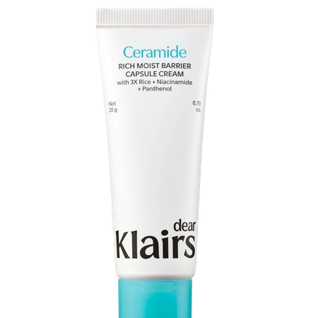 Крем барьерный с керамидами для интенсивного увлажнения Dear, Klairs Rich Moist Barrier Capsule Cream, 80 мл