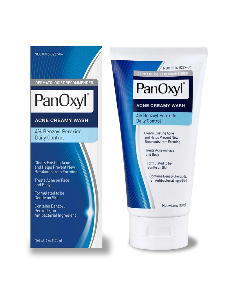 PANOXYL CREAMY ACNE WASH 4% BENZOYL PEROXIDE -  Гель для вмивання з бензоїл пероксидом 4%