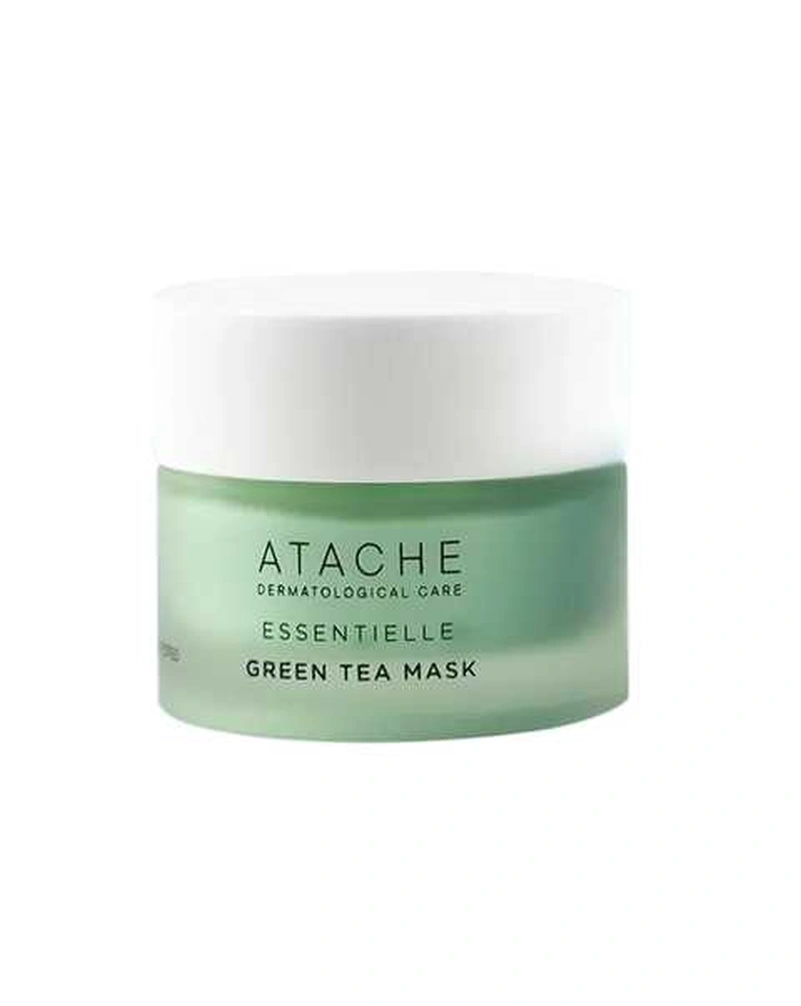 ATACHE Essentielle Reaffirming Mask Green Tea - Відновлювальна заспокійлива маска з зеленим чаєм, 50 мл