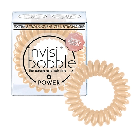 INVISIBOBBLE POWER TO BE, NUDE TO BE - РЕЗИНКА-БРАСЛЕТ ДЛЯ ВОЛОС (БЕЖЕВАЯ), 3ШТ.