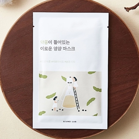 Round Lab Soybean Nourishing Mask Sheet - Поживна тканинна маска з екстрактом чорних соєвих бобів