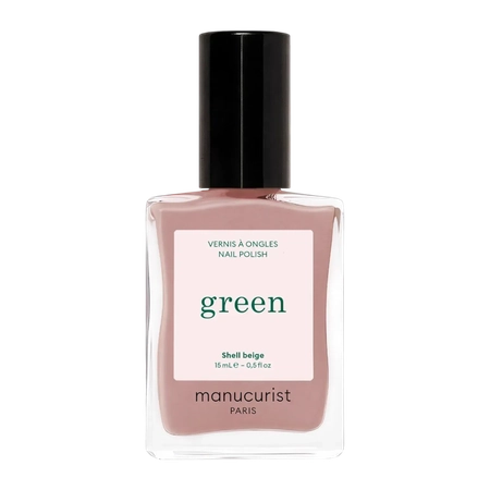 Лак для нігтів з нейтральним бежевим відтінком Manucurist Green™ Shell Beige, 15 мл