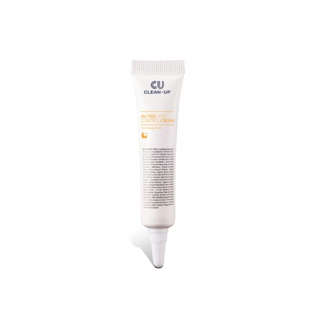 CU SKIN - CLEAN-UP AV FREE SPOT CONTROL CREAM - ЛОКАЛЬНЫЙ КРЕМ ОТ СЫПИ И ВОСПАЛЕНИЯ, 10 МЛ.