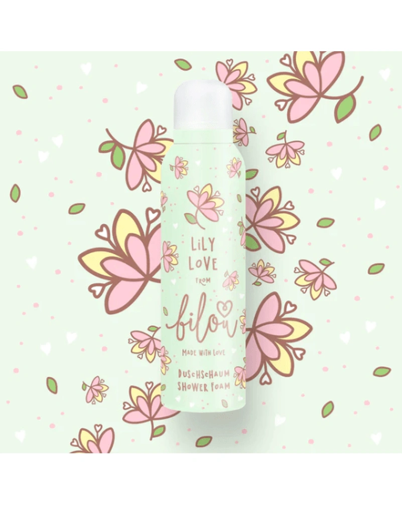 BILOU Shower Foam "Lily Love" - Пінка для душу "Лілії та ваніль",200 мл