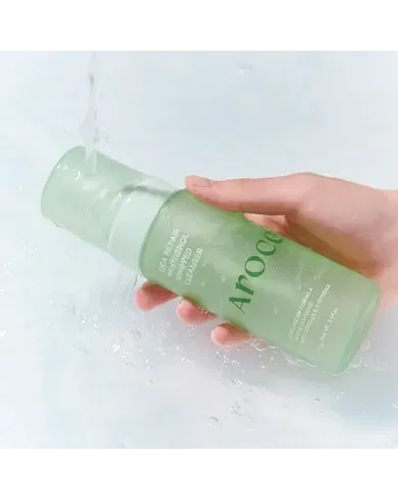 Пінка для вмивання з центелою та пантенолом Arocell Cica Repair Panthenol Whipped Cleanser, 160 мл