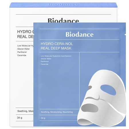 BIODANCE HYDRO CERA-NOL REAL DEEP MASK - ЗВОЛОЖУЮЧА ГІДРОГЕЛЕВА МАСКА, 34 ГР