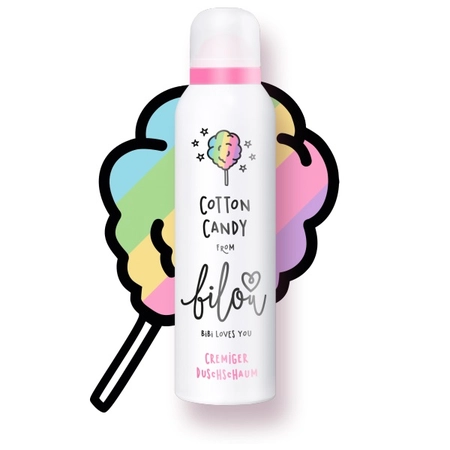 BILOU SHOWER FOAM "CANDY COTTON" - ПЕНКА ДЛЯ ДУША "СЛАДКАЯ ВАТТА", 200 МЛ.