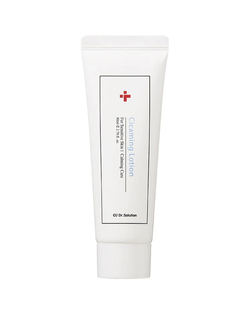 Заспокійливий лосьйон для обличчя cuskin dr. solution cicaming lotion, 80 мл