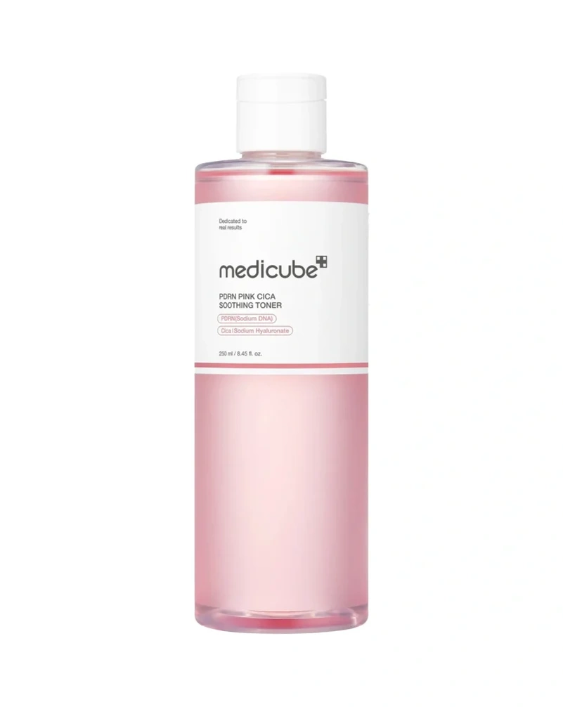 Medicube pdrn pink cica soothing toner with polynucleotides and centella, 250 ml